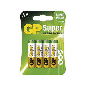 Zestaw 4 baterii alkalicznych EMOS GP Super AA obraz