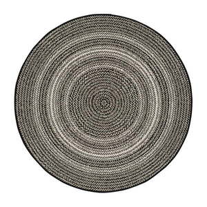 Czarny dywan odpowiedni na zewnątrz Universal Silvana Rutto, ⌀ 120 cm obraz