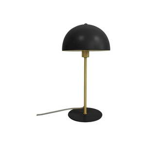 Czarna lampa stołowa Leitmotiv Bonnet obraz