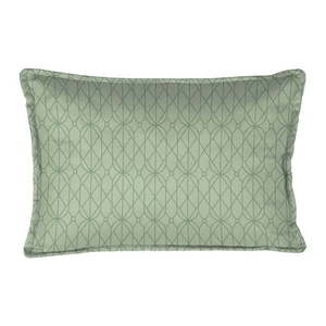 Zielona poduszka dekoracyjna Velvet Atelier Art Deco, 50x35 cm obraz