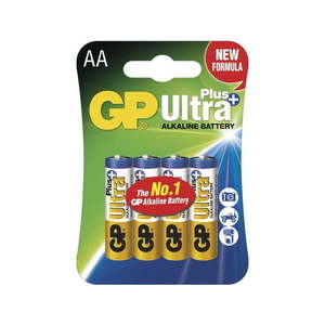 Zestaw 4 baterii alkalicznych EMOS GP Ultra Plus AA obraz