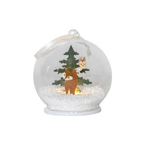 Świąteczna wisząca dekoracja świetlna LED Star Trading Christmas Forest, ø 8 cm obraz