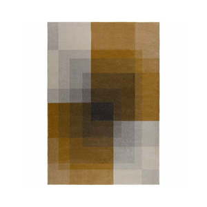 Szaro-żółty dywan Flair Rugs Plaza, 160x230 cm obraz