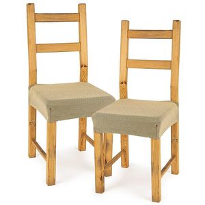 4Home Pokrowiec multielastyczny na krzesło Comfort beige, 40 - 50 cm, 2 szt. obraz