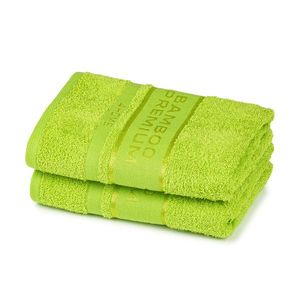 4Home Ręcznik Bamboo Premium zielony, 30 x 50 cm, komplet 2 szt. obraz