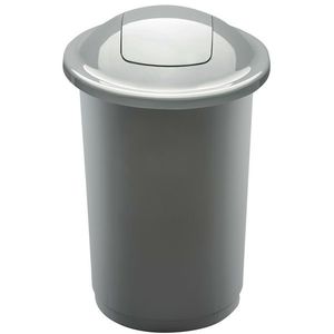 Kosz na śmieci na odpady segregowane Eco Bin 50 l, srebrny obraz