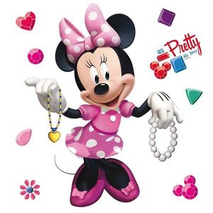 Naklejka Minnie Mouse, 30 x 30 cm obraz