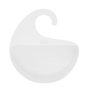Kozioł łazienkowy pojemnik wiszący Surf M biały, 6, 5 x 21, 6 x 25, 3 cm obraz