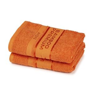 4Home Ręcznik Bamboo Premium pomarańczowy, 30 x 50 cm, komplet 2 szt. obraz