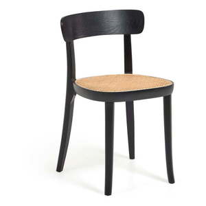 Czarne krzesło do jadalni z drewna bukowego Kave Home Romane obraz