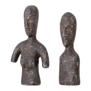 Metalowe figurki zestaw 2 szt. 11, 5 cm Rhea – Bloomingville obraz