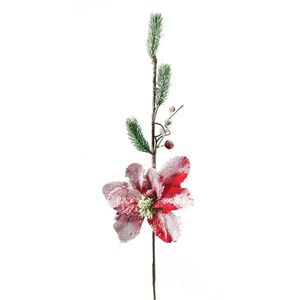 Dekoracyjny kwiat Ośnieżona magnolia, 60 cm obraz