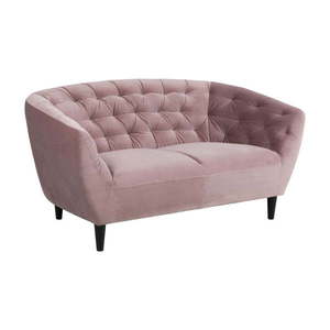 Różowa sofa Actona Ria, 150 cm obraz