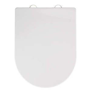 Biała deska sedesowa wolnoopadająca Wenko Calla, 47x35, 5 cm obraz