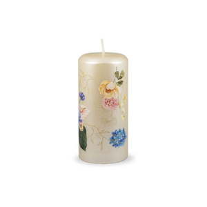 Beżowa świeczka Unipar Flower Paradise, 73 h obraz