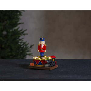 Świąteczna dekoracja świetlna LED Star Trading Nutcracker, wys. 16 cm obraz