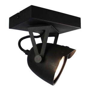 Czarna lampa sufitowa LABEL51 Spot Moto Cap Uno obraz