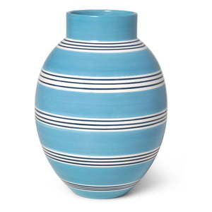 Niebieski ceramiczny wazon Kähler Design Nuovo, wys. 30 cm obraz