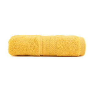 Żółty ręcznik z czystej bawełny Foutastic, 50x90 cm obraz
