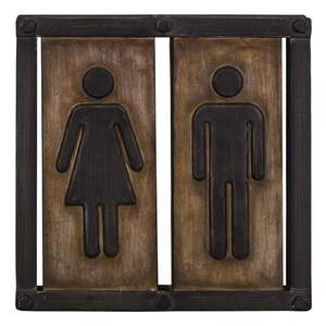 Metalowa tabliczka 21, 5x21, 5 cm Toilette – Antic Line obraz