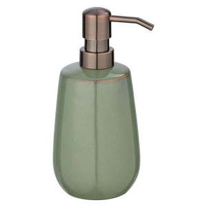 Zielony ceramiczny dozownik do mydła Wenko Sirmione obraz