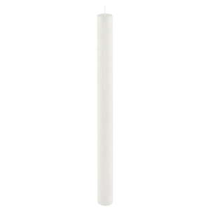 Biała wysoka świeczka Ego Dekor Cylinder Pure, 53 h obraz