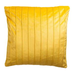 Poduszka 45x45 cm dekoracyjna żółta obraz
