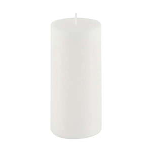 Biała świeczka Ego Dekor Cylinder Pure, 50 h obraz