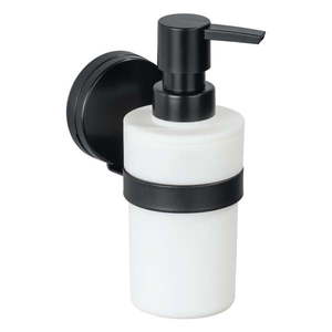Czarno-biały ścienny dozownik do mydła Wenko Static-Loc® Plus obraz
