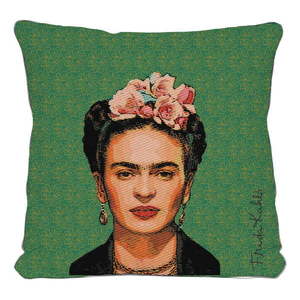 Zielona poduszka Madre Selva Frida, 45x45 cm obraz