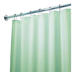 Zielona zasłona prysznicowa iDesign, 183x183 cm obraz