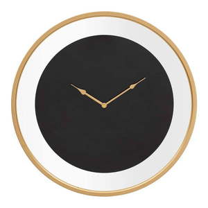 Czarny zegar ścienny Mauro Ferretti Fashion, ø 60 cm obraz