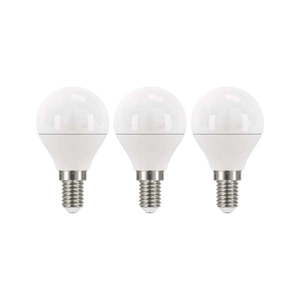 Zestaw 3 żarówek LED EMOS Classic Mini Globe Warm White, 5W E14 obraz