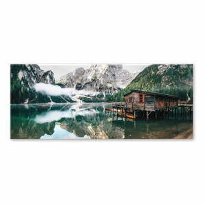 Szklany obraz Styler Tyrol Lake, 50x125 cm obraz