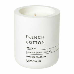 Zapachowa sojowa świeca czas palenia 24 h Fraga: French Cotton – Blomus obraz
