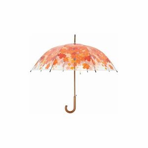 Przezroczysty parasol Esschert Design Ambiance Birdcage Fall Leaves, ⌀ 93 cm obraz