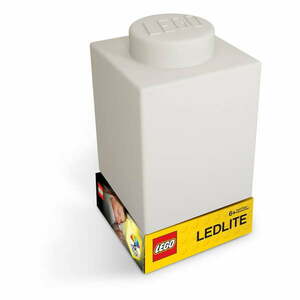 Biała silikonowa lampka nocna LEGO® Classic Brick obraz