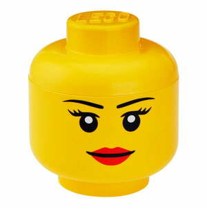 Pojemnik w kształcie głowy LEGO® Girl, Ø 16, 3 cm obraz