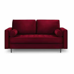 Czerwona aksamitna sofa Milo Casa Santo, 174 cm obraz