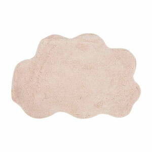 Różowy bawełniany dywanik łazienkowy Foutastic Cloud obraz