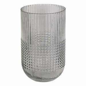 Szary szklany wazon PT LIVING Attract, wys. 20 cm obraz