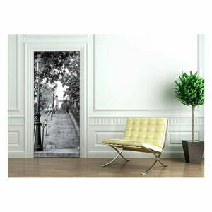 Naklejka adhezyjna na drzwi Ambiance Parisian Stairs obraz