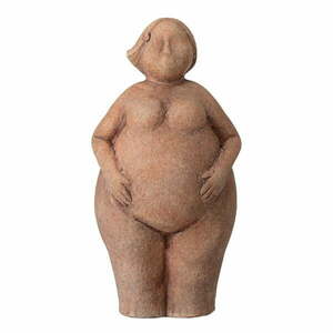 Brązowa figurka z terakoty Bloomingville Sidsel, wys. 25 cm obraz