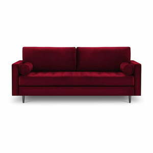 Czerwona aksamitna sofa Milo Casa Santo, 219 cm obraz