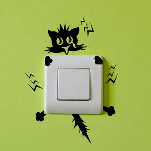 Naklejka Ambiance Plug Kitten Electro obraz