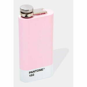 Różowa piersiówka ze stali nierdzewnej 150 ml Light Pink 182 – Pantone obraz