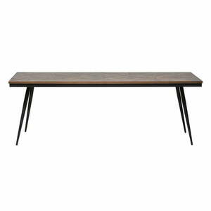 Stół z drewna tekowego BePureHome Rhombic, 220x90 cm obraz