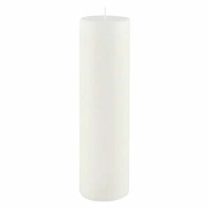 Biała świeczka Ego Dekor Cylinder Pure, 75 h obraz