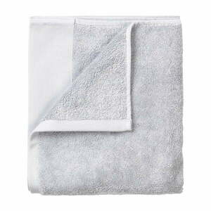 Zestaw 4 jasnoszarych ręczników Blomus. 30x30 cm obraz