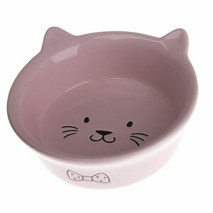 Miska ceramiczna okrągła Cat, różowy obraz
